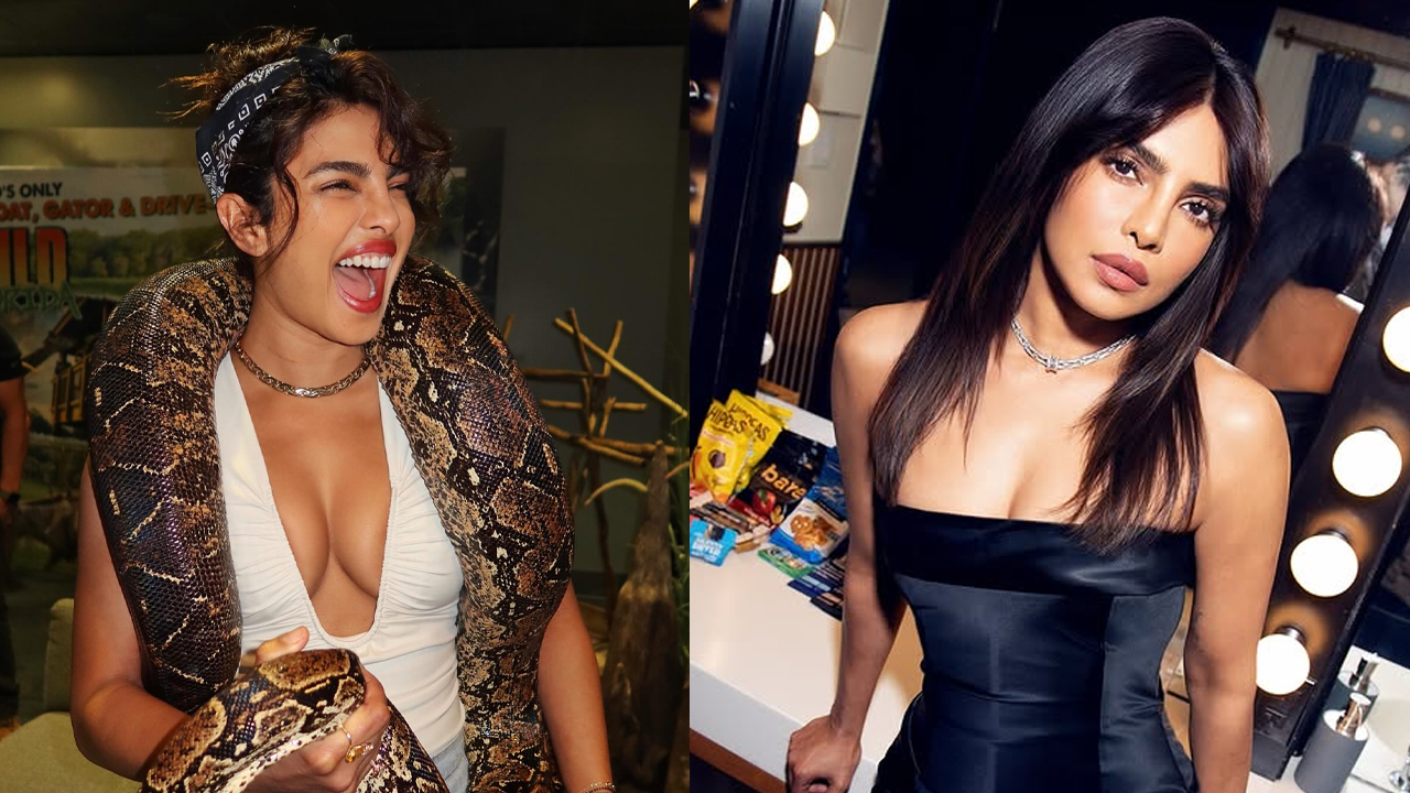 গলায় সাপ জড়িয়ে ছবি পোস্ট প্রিয়াঙ্কার