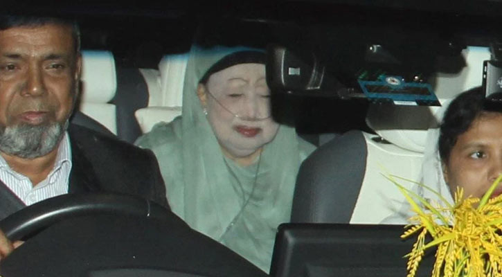 স্বাস্থ্য পরীক্ষার জন্য হাসপাতালে খালেদা জিয়া