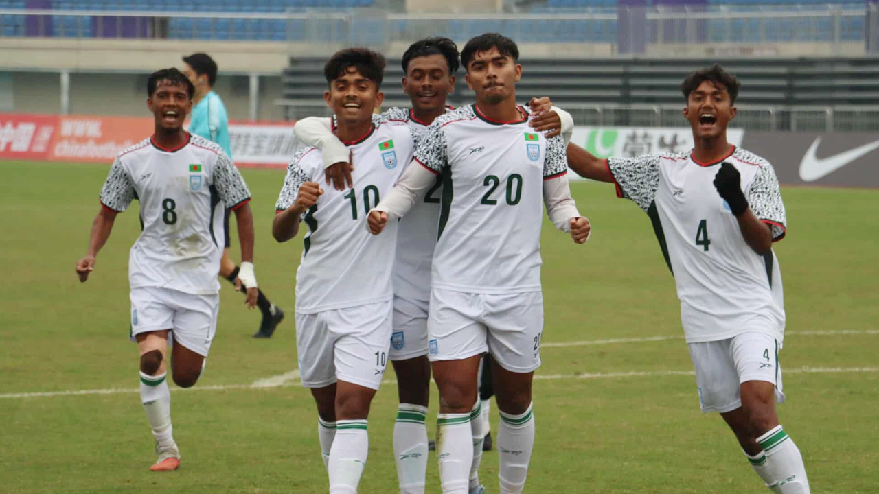 চীনে তিমুরলেস্তের জালে বাংলাদেশের ৫ গোল