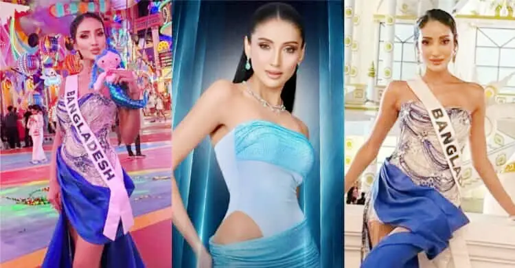 মিস ইউনিভার্সের ৫ নম্বরে বাংলাদেশের মিথিলা, কাঁদছেন আনন্দে