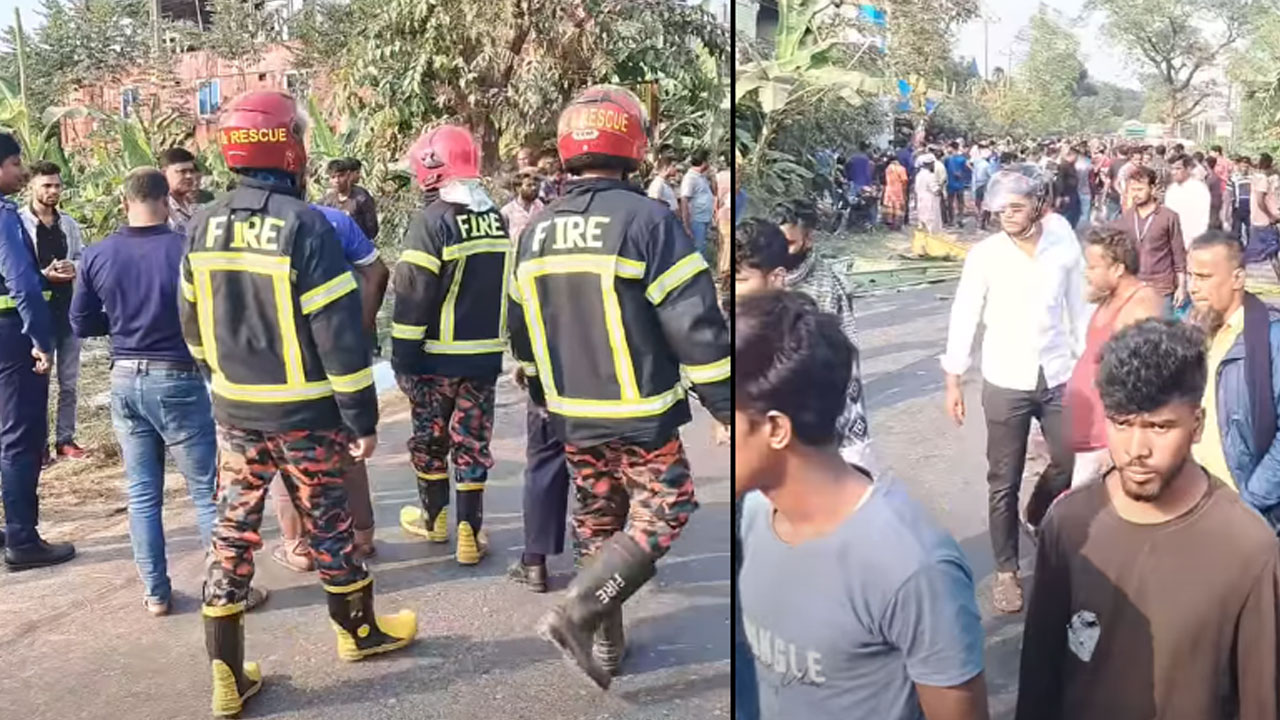 দিনাজপুরে মিনিবাসের সঙ্গে অটোরিকশার সংঘর্ষে নিহত ৪