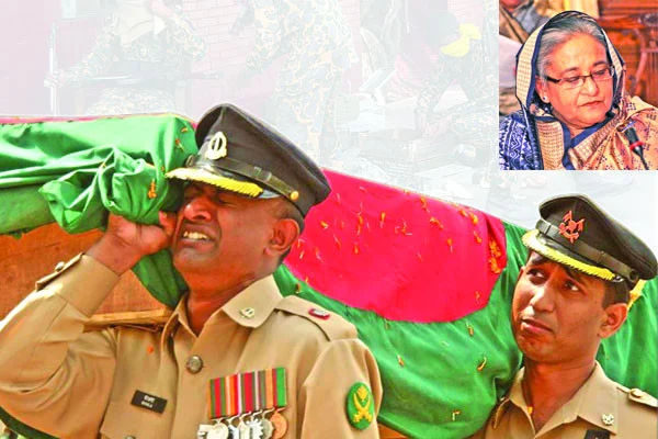 বিডিআর বিদ্রোহ : হাসিনার গ্রিন সিগন্যালেই হত্যা