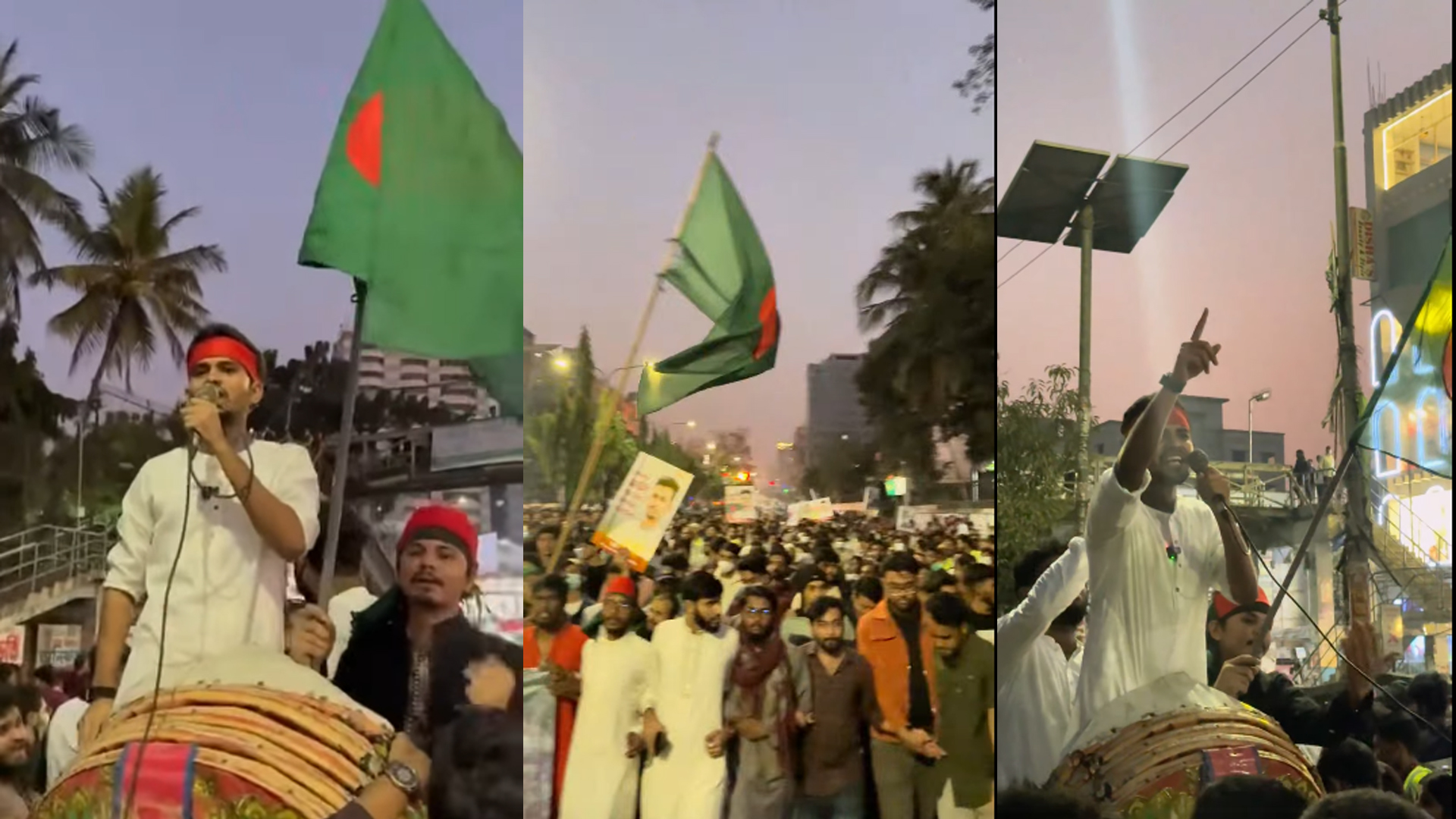 ওসমান হাদি গুলিবিদ্ধ: প্রশাসনের জবাব চেয়ে আসিফের বিক্ষোভ মিছিল