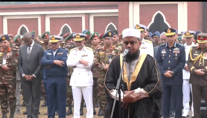 সুদানে নিহত ৬ শান্তিরক্ষীর জানাজা সম্পন্ন