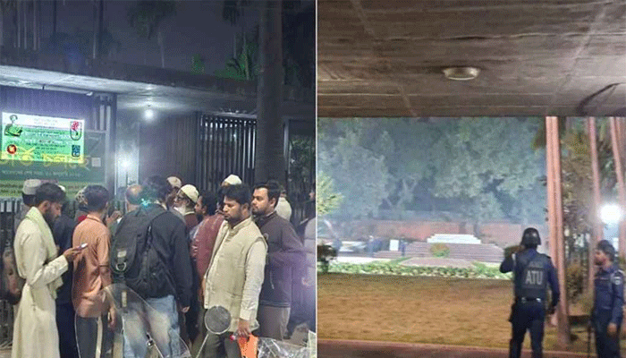 শহীদ হাদির কবর দেখতে মানুষের ভিড়, রাতেও থাকবে পুলিশি প্রহরা