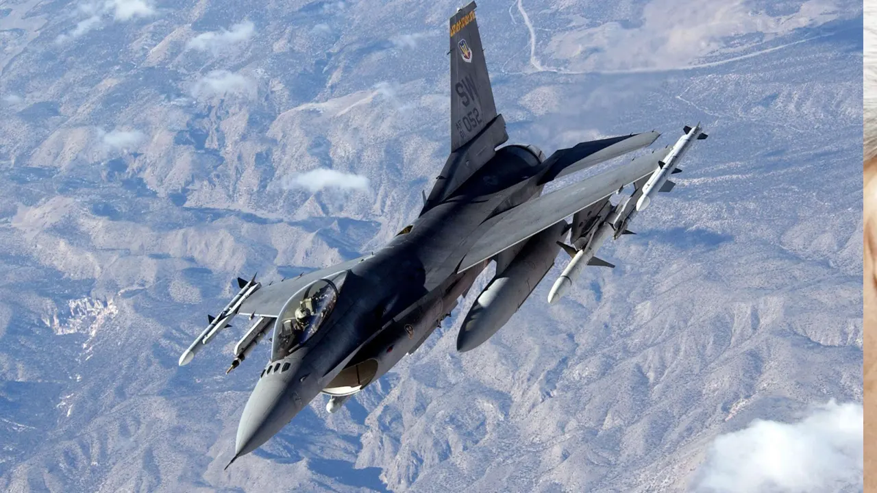 মার্কিন এফ-১৬ যুদ্ধবিমান বিধ্বস্ত, প্রাণে রক্ষা পেলেন পাইলট