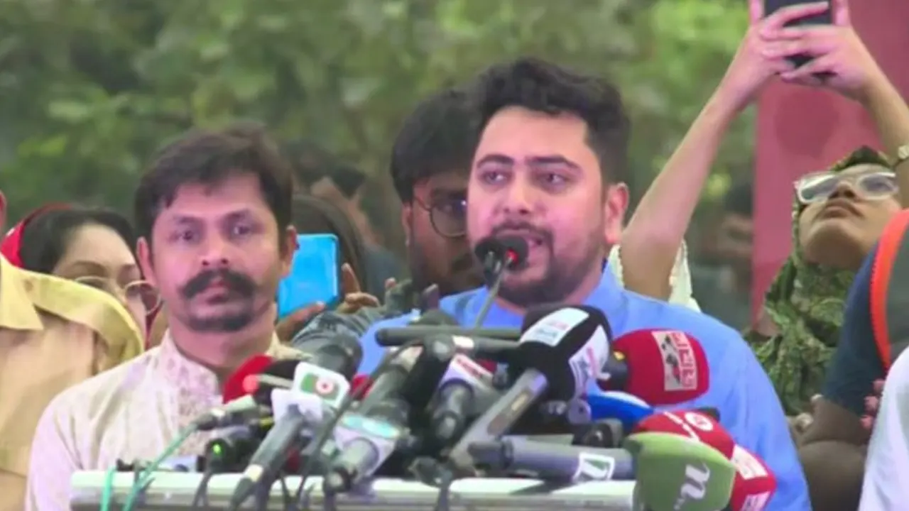 স্বরাষ্ট্র উপদেষ্টা ও সিইসি দায়িত্বে থাকতে পারেন না : নাহিদ ইসলাম