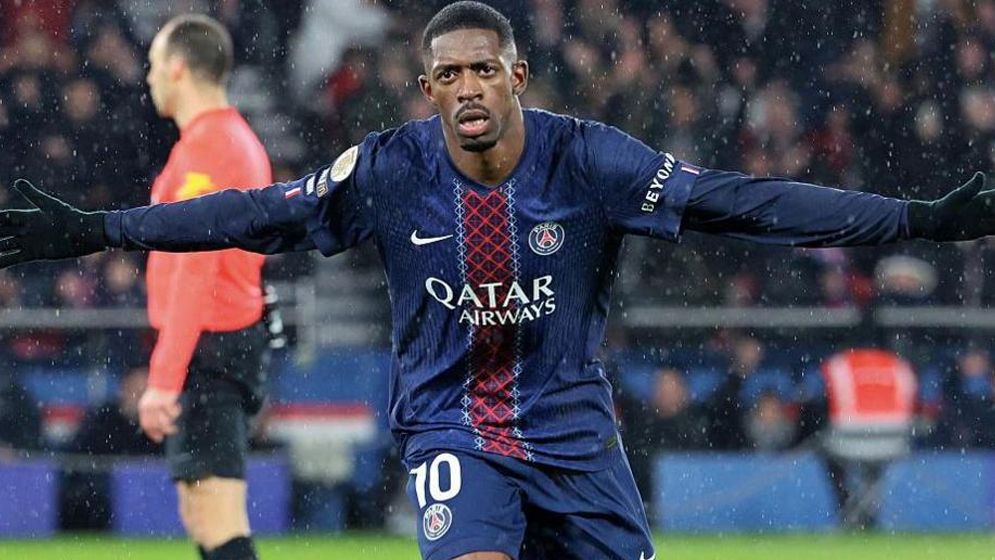 দেম্বেলের জোড়া গোলে আবারও শীর্ষে পিএসজি