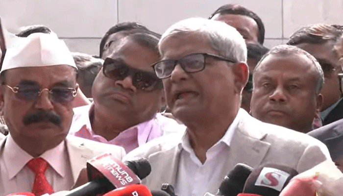 গণতন্ত্রকে প্রাতিষ্ঠানিক রূপ দেওয়ার শপথ নিয়েছি : মির্জা ফখরুল