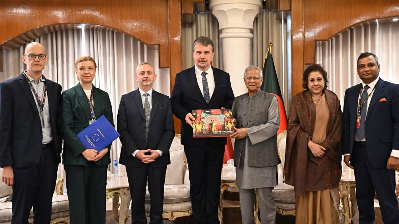 প্রধান উপদেষ্টার সাথে ইইউর প্রধান নির্বাচন পর্যবেক্ষকের সাক্ষাৎ