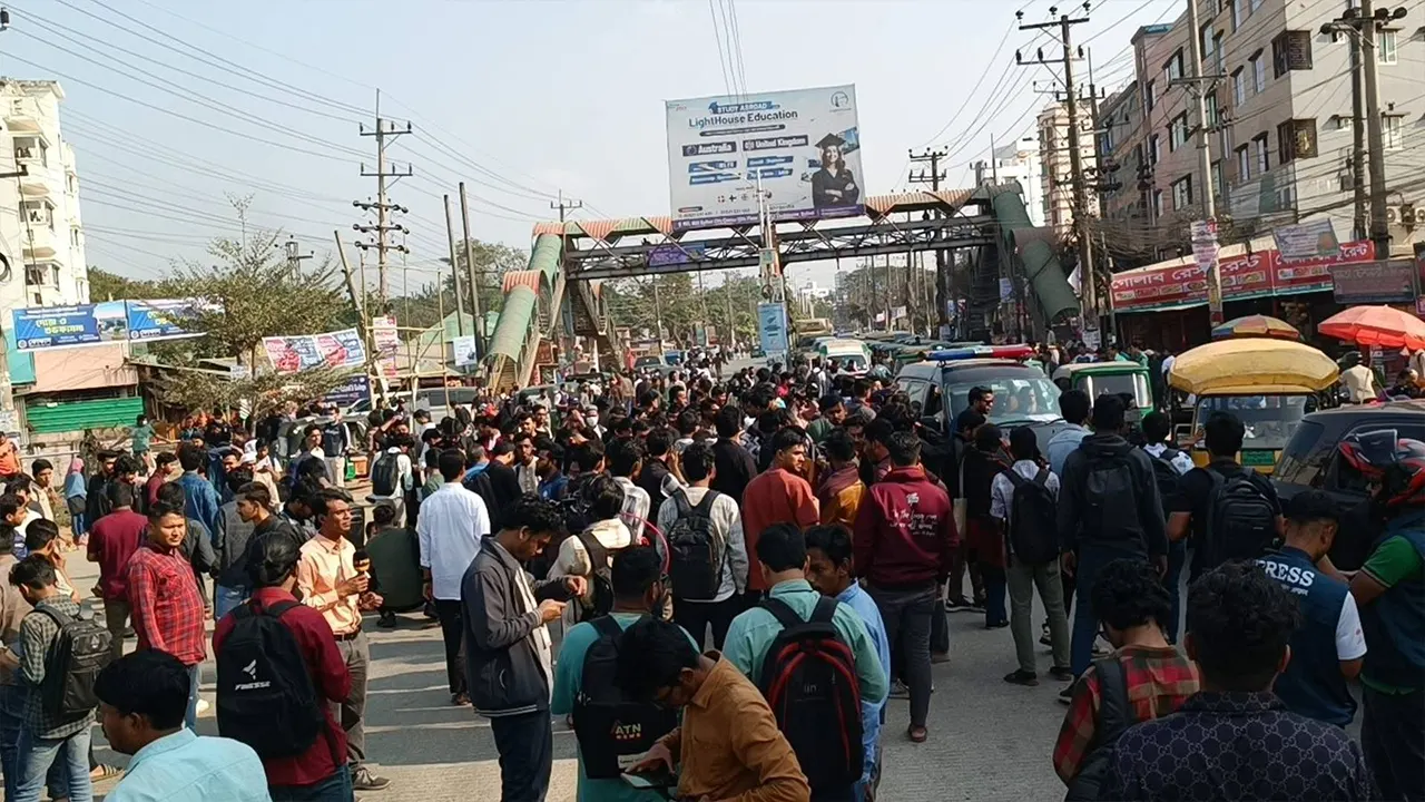 সিলেট-সুনামগঞ্জ সড়ক অবরোধ