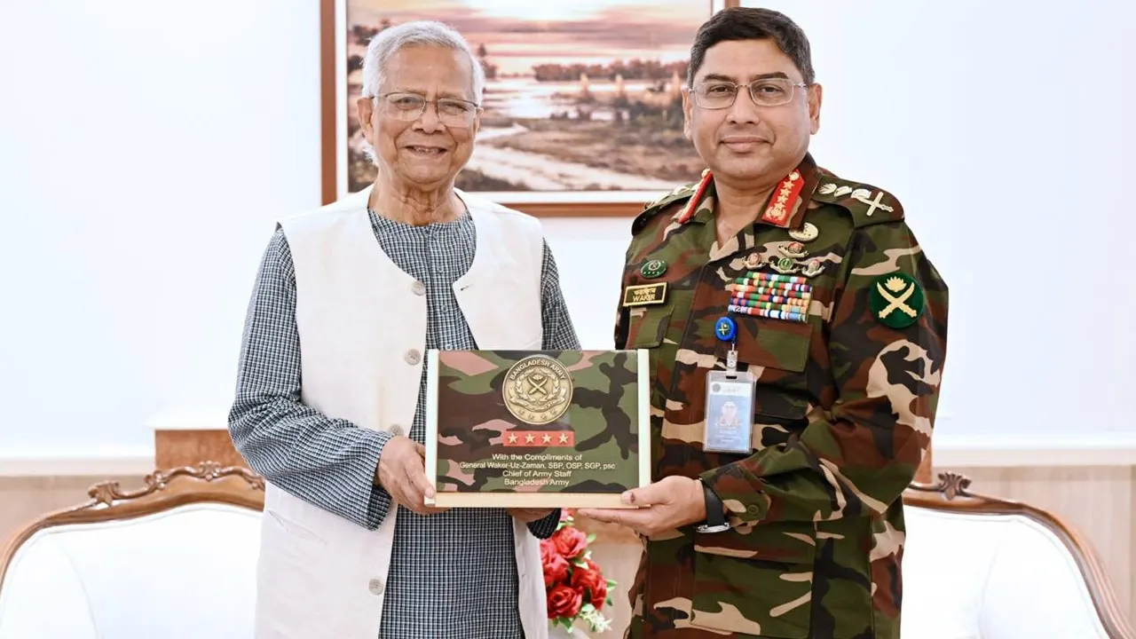প্রধান উপদেষ্টার সঙ্গে সেনাপ্রধানের বিদায়ী সাক্ষাৎ