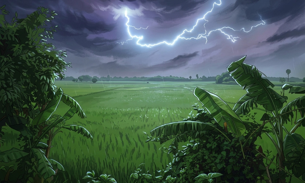 রংপুরে বজ্রপাতে নিহত ২ , আহত ৭