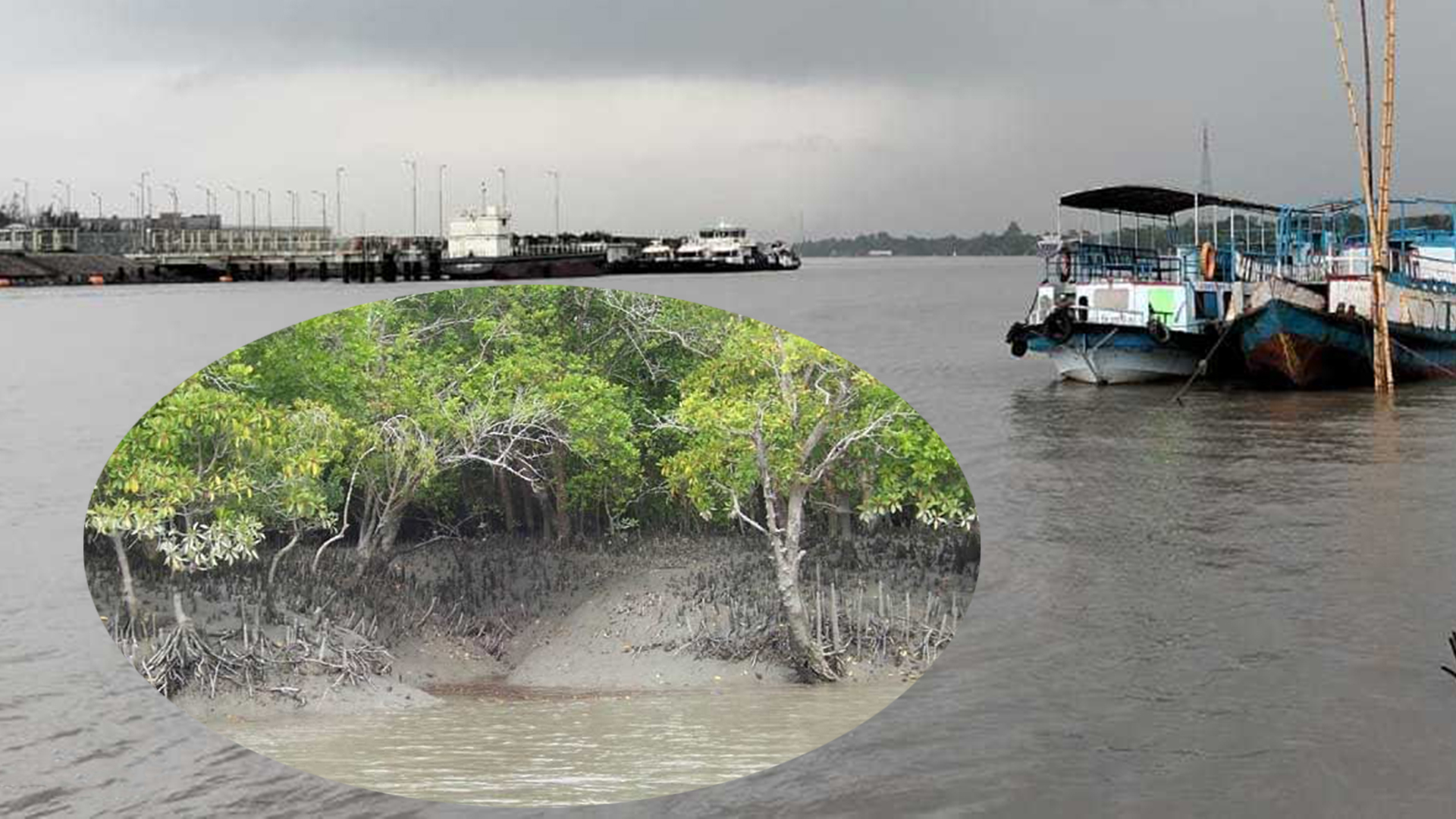 দুর্যোগপূর্ণ আবহাওয়ায় বন্দরে স্থবিরতা, বিপদে সুন্দরবন