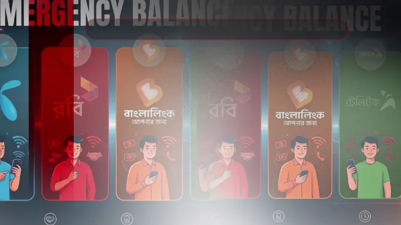 ইমার্জেন্সি ব্যালেন্স ৫০০ টাকা করার প্রস্তাব মোবাইল অপারেটরদের