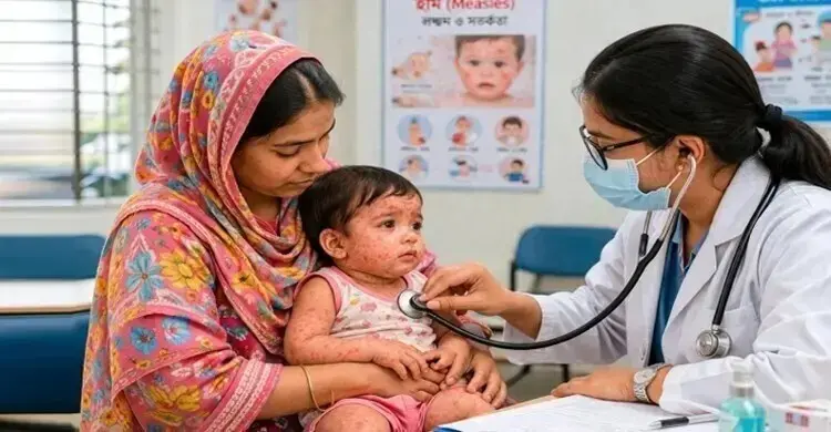 হামের উপসর্গে ৩ মৃত্যু, আক্রান্ত ১৩০০